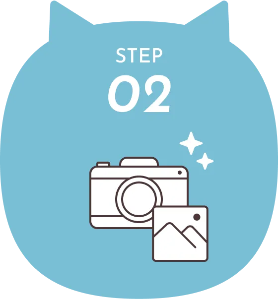 イラスト:STEP2撮影